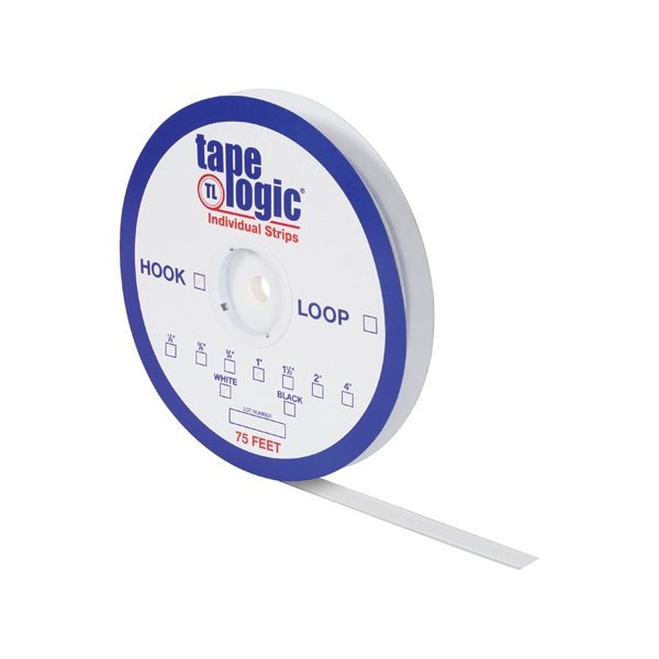 Tape Logic 2'' x 75' White Loop Tape Logic Individual Tape Strip Roll BUY00020037 - main